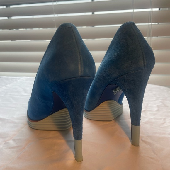 Cole Haan blue high heels - Picture 5 of 6